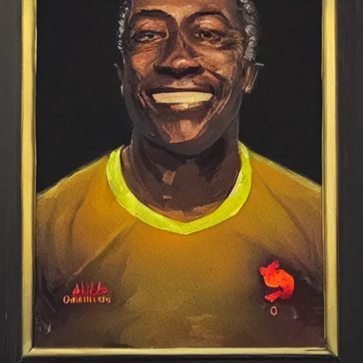 Image similar to portrait of pele