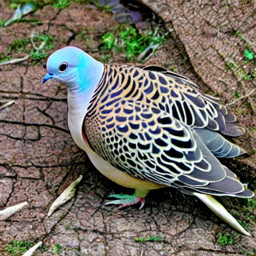 Image similar to turtle dove hybrid, real life, realistic, national geographic