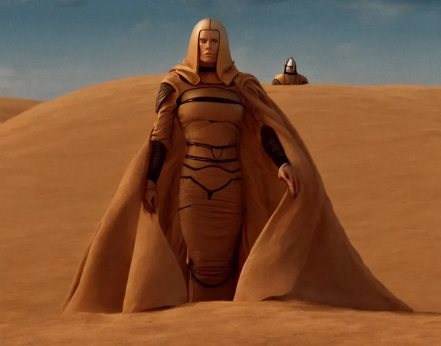 Image similar to dune, directed by alejandro jodorowsky, scifi, epic, ethereal, 8 k