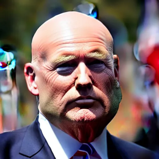 Image similar to donald trump bald with beard