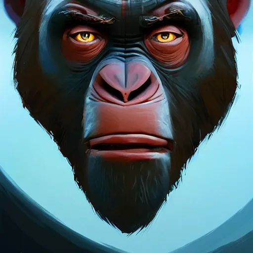 Image similar to face icon stylized minimalist planet of the apes, loftis, cory behance hd by jesper ejsing, by rhads, makoto shinkai and lois van baarle, ilya kuvshinov, rossdraws global illumination