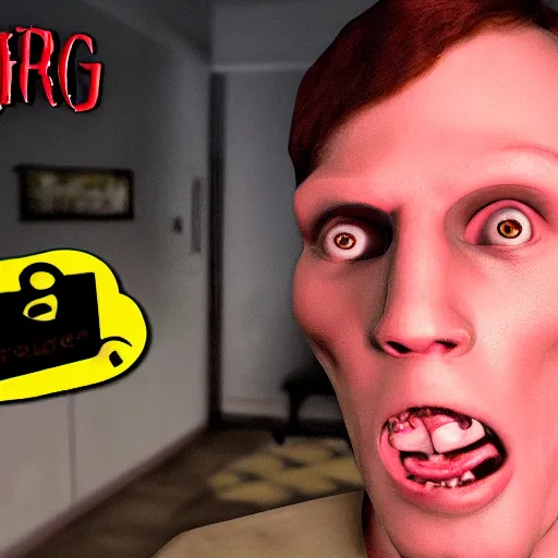 Prompt: Jerma985 creepy horror game