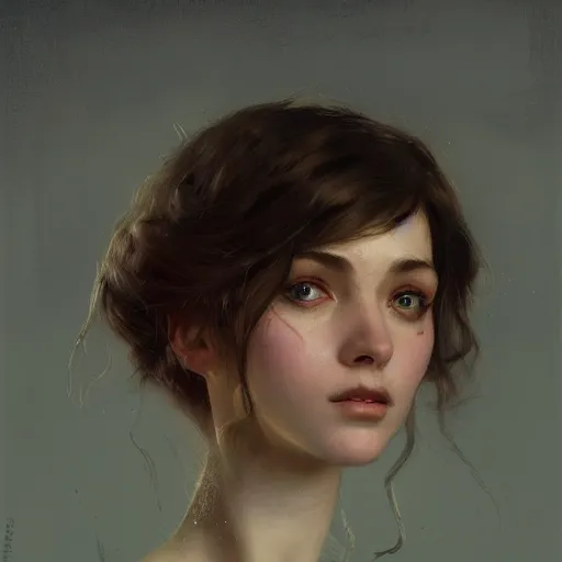 Prompt: a lie its a lie its a lie highkey, brunette, realistic, serov, surikov, vasnetsov, repin, kramskoi, paint texture, uplight, insanely detailed and intricate, charlie bowater, tom bagshaw, norman rockwell, octane rendered, unreal engine, illustration, trending on artstation, 8 k