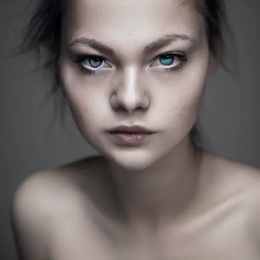 Prompt: amazing portrait photo of a young woman