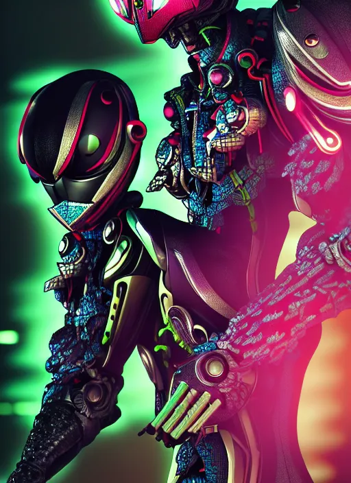 Image similar to kamen rider, hero human structure insects concept art, full body, intricate detail, art and illustration by kim hyung tae and irakli nadar and alexandre ferra, global illumination, action pose at tokyo cyberpunk neon light night