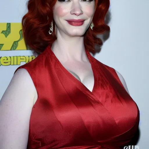 Prompt: christina hendricks with qi pao,