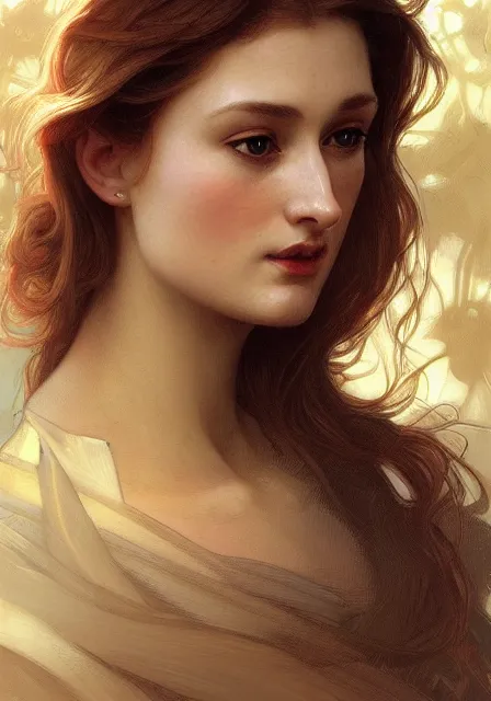 Prompt: sansa long nose, intricate, elegant, highly detailed, digital painting, artstation, concept art, smooth, sharp focus, illustration, art by artgerm and greg rutkowski and alphonse mucha and william - adolphe bouguereau