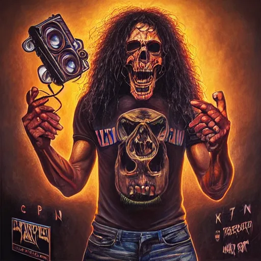 Prompt: thrash metal album cover in the style of stefan kostic, realistic, sharp focus, 8k high definition, insanely detailed, intricate, elegant, art by stanley lau and artgerm