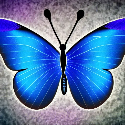 Prompt: blue butterfly with water splashing on it's wings, a hologram by benoit b. mandelbrot, shutterstock contest winner, magic realism, quantum wavetracing, creative commons attribution, behance hd