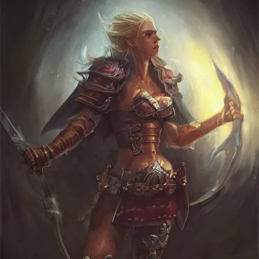 Image similar to dungeons & dragons character portrait by livia prima, wonderful, beautiful