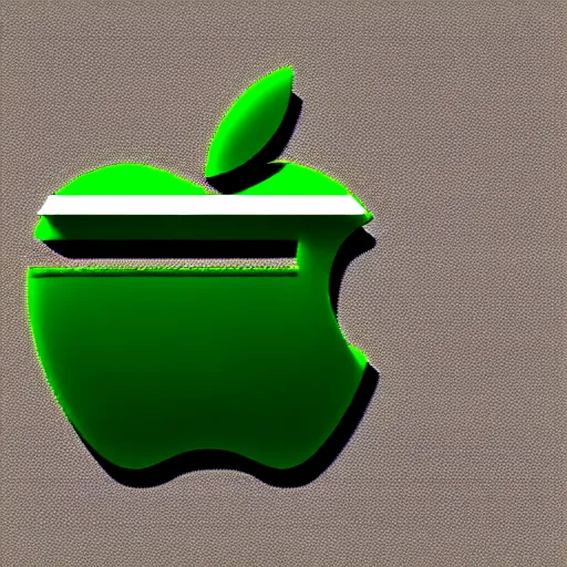 Image similar to android as apple logo