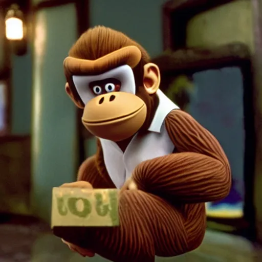 Prompt: donkey kong in goodfellas