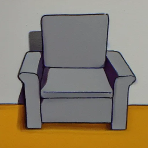 Image similar to dr. katz sitting down in grey sofa chair, photorealistic, high detail