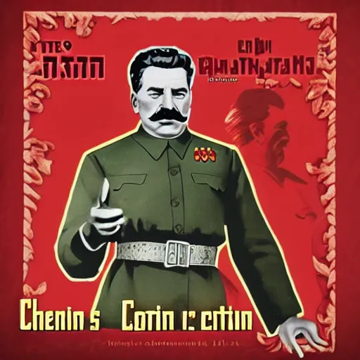 Prompt: stalin conquers world. in the style of ben fiquet