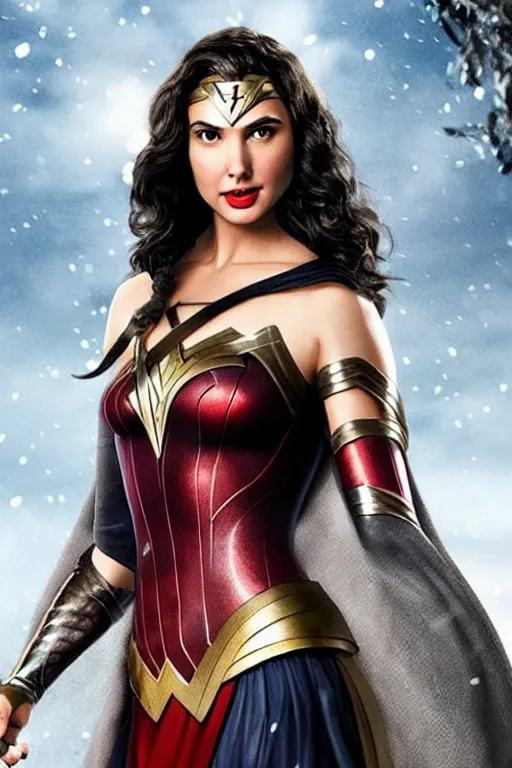 Prompt: realistic photo of Gal Gadot as Snow White, highly detailed,