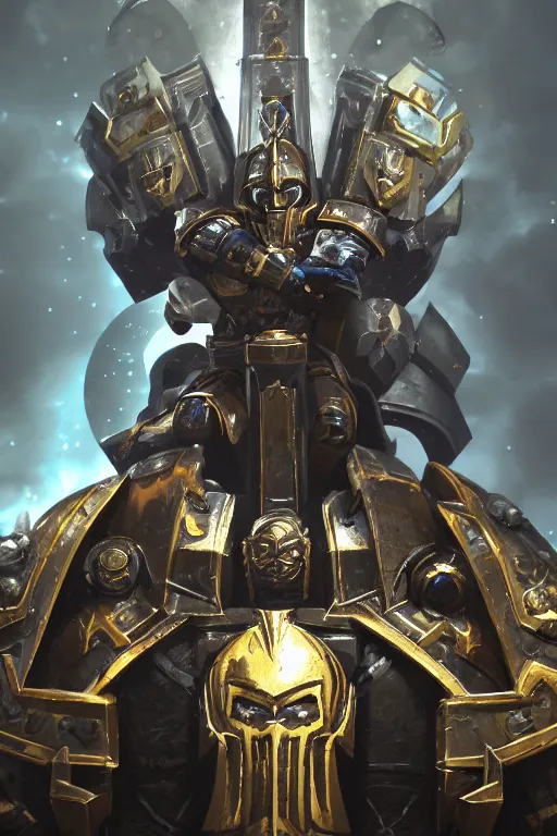 Image similar to queen portrait heros warhammer 4 0 k horus heresy fanart - the primarchs emperor by johannes helgeson animated with vfx concept artist & illustrator global illumination ray tracing hdr fanart arstation zbrush central hardmesh 8 k octane renderer comics stylized