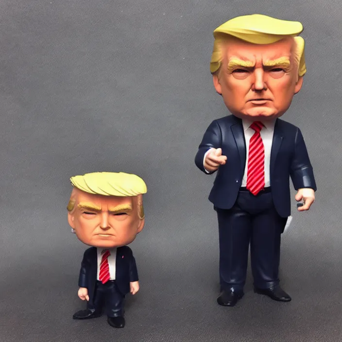 Image similar to Donald Trump, Funko Pop of Donald Trump, Figurine, Fantasy, Product Photo