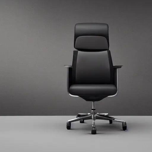 Image similar to Photograph of an office chair made from BMW parts, futuristic design, 8K HD, product shot