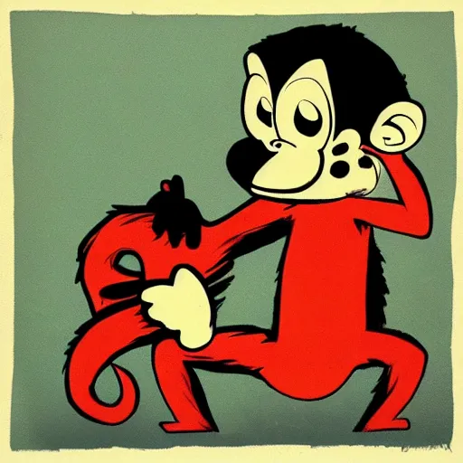 Image similar to cute monkey by Jamie Hewlet