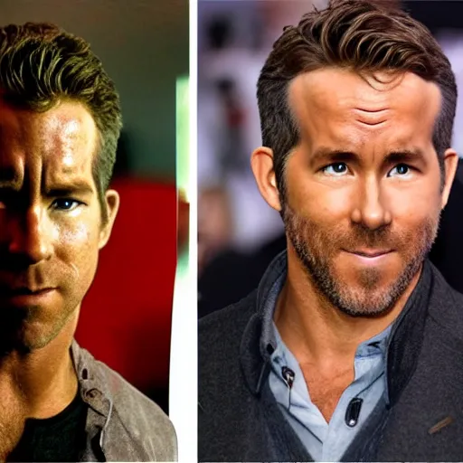 Prompt: ryan reynolds as the terminator