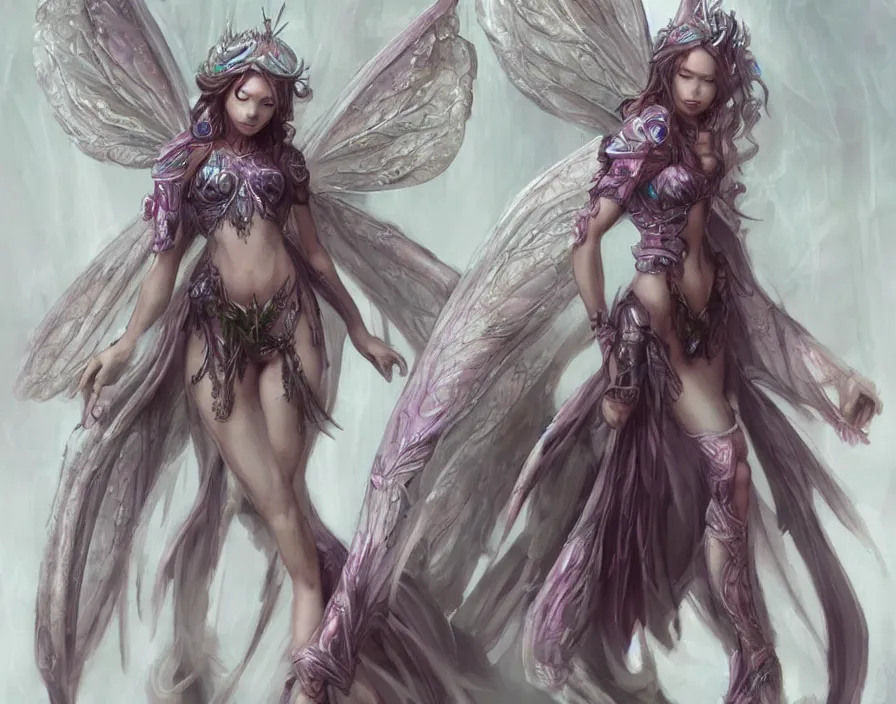 Prompt: fairy angels, artstation, concept art, extremely detailed!!!