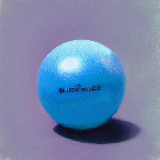 Image similar to blue bowling ball