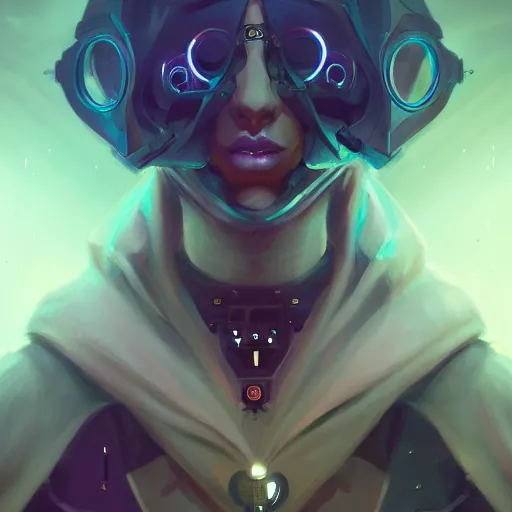 Image similar to a portrait of a cybernetic illuminati occultist, cyberpunk concept art by pete mohrbacher and wlop and artgerm and josan gonzales, digital art, highly detailed, intricate, sci-fi, sharp focus, Trending on Artstation HQ, deviantart, unreal engine 5, 4K UHD image