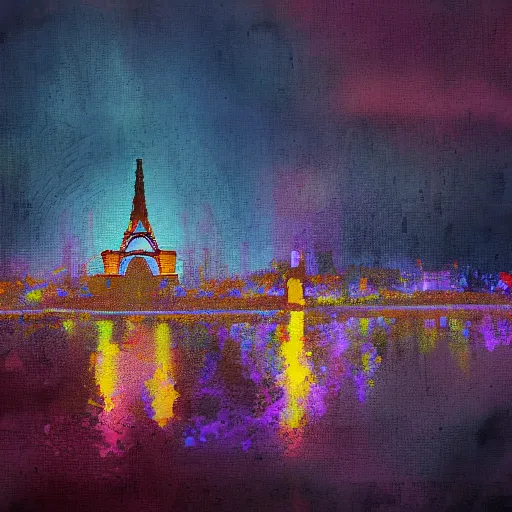 Prompt: city of light, digital art