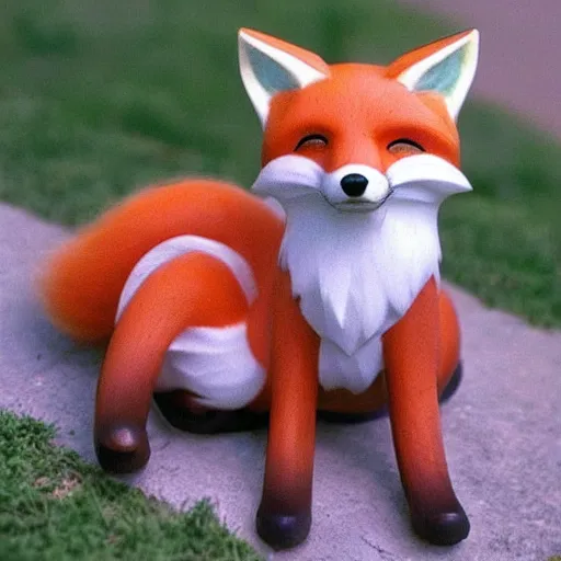 Image similar to cute fox by Studio Ghibli