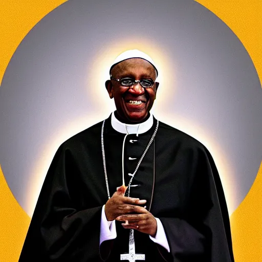 Image similar to black pope francis,