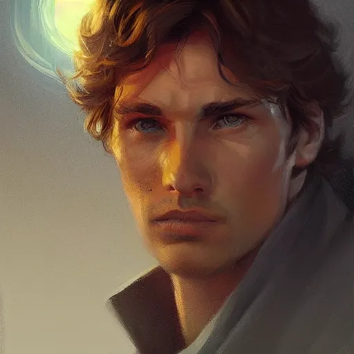 Image similar to portrait of a man by Greg Rutkowski, Anakin Solo from the Star Wars Expanded Universe, highly detailed portrait, digital painting, artstation, concept art, smooth, sharp foccus ilustration, Artstation HQ