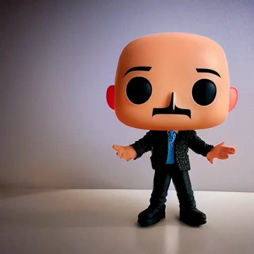 Image similar to “ very very intricate photorealistic photo of a jeff bezos funko pop, detailed studio lighting, award - winning crisp details ”