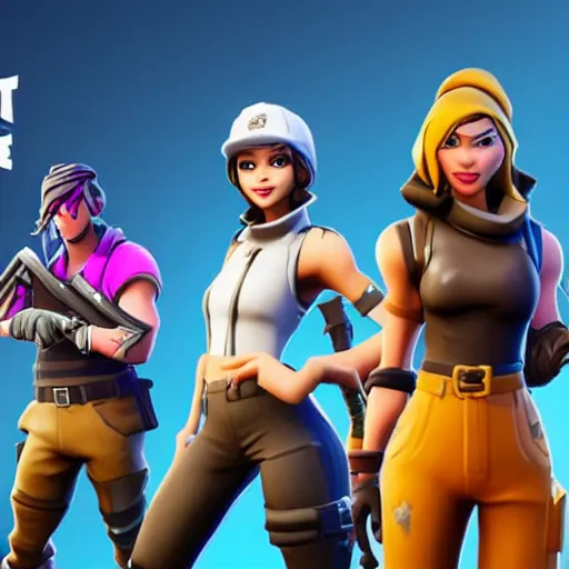 Fortnite; girl with short brown hairm, wearing a | Stable Diffusion ...