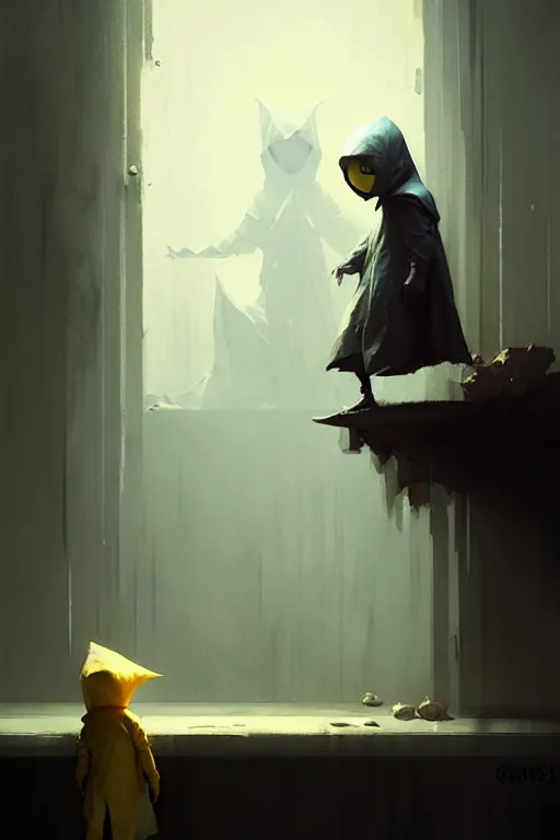 Image similar to little nightmares by greg rutkowski