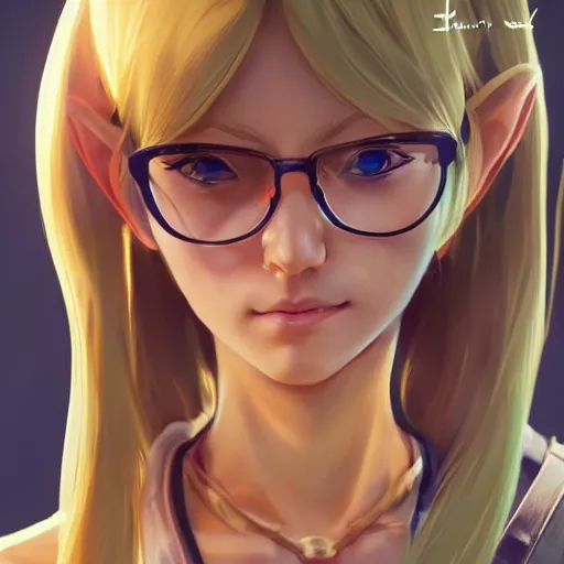 Image similar to female version of Link , made by Stanley Artgerm Lau, WLOP, Rossdraws, ArtStation, CGSociety, concept art, cgsociety, octane render, trending on artstation, artstationHD, artstationHQ, unreal engine, 4k, 8k,