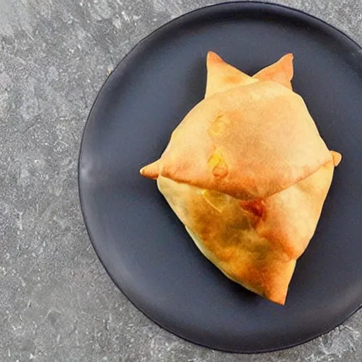 Prompt: 8k Samosa in the shape of a football