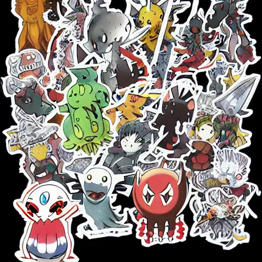 Buy Psychic Type Pokemon Sticker Sheet Pokemon Type Series Online