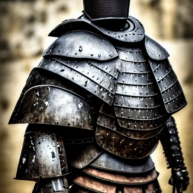 Prompt: heavily armoured executioner, highly detailed, 8 k, hdr, smooth, sharp focus, high resolution, award - winning photo