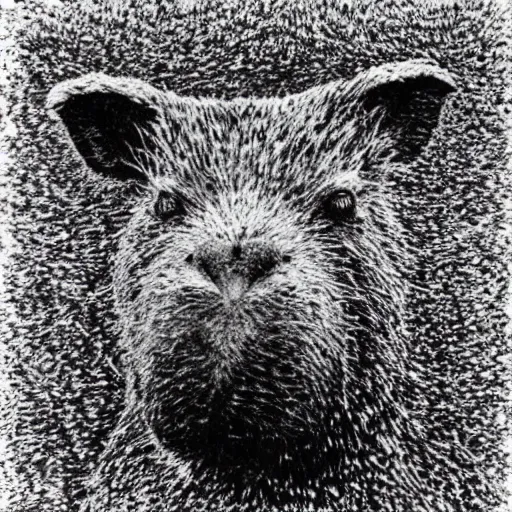 Prompt: wall street journal stippled portrait of a capybara