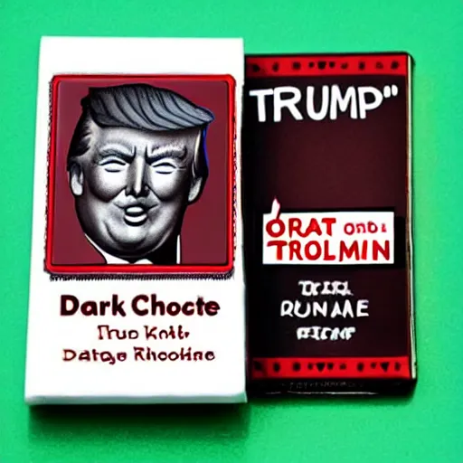 Image similar to dark chocolate trump relief