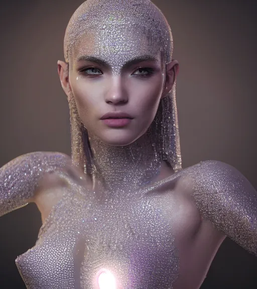 This Costume Made Entirely of Body Paint and Glitter Is Unreal