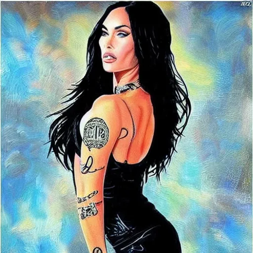 Image similar to “Megan Fox diamonds paintings”