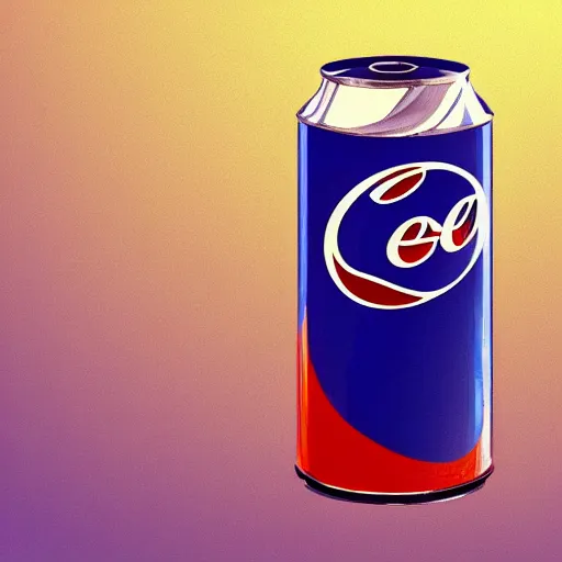 Prompt: a can of pepsi, intricate and very very beautiful and elegant, highly detailed, digital painting, artstation, concept art, smooth and sharp focus, illustration