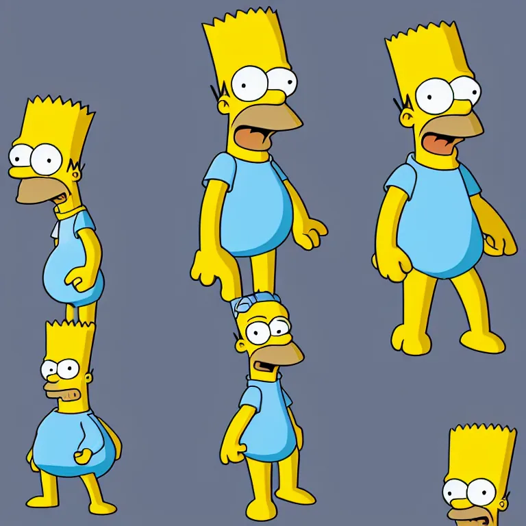 Image similar to generic simpsons character