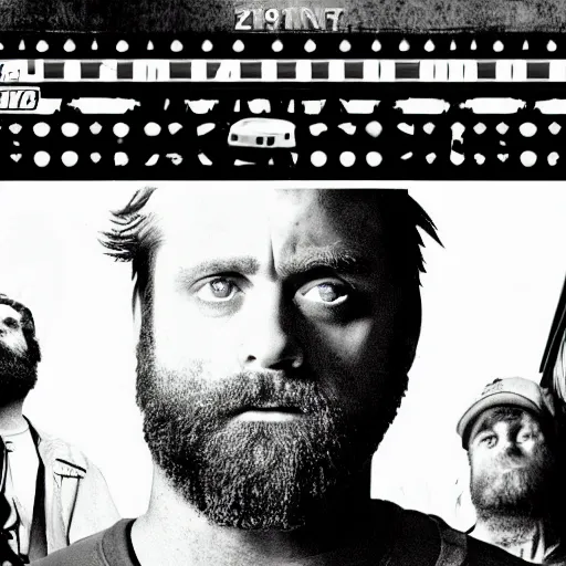 Prompt: 8-mile Zach Galifianakis cinematic