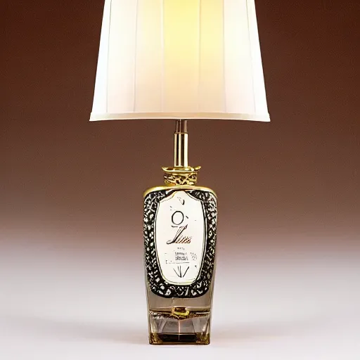 Image similar to a table lamp in the shape of lolita lempicka perfume