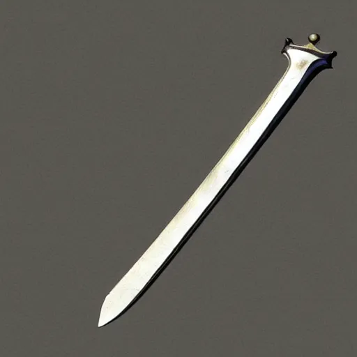 Image similar to s-shaped sword, sword in the shape of the letter s