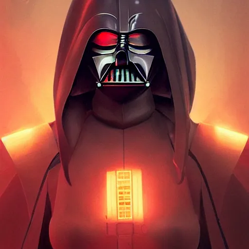 Image similar to star wars sith lord empire Rihanna profile picture by Greg Rutkowski, intricate details, futuristic, volumetric lights, streetwear, studio ghibli, Organic Painting , Matte Painting, geometric shapes, hard edges, trending on the artstation, fantasy LUT, realistic by Sachin Teng + Martin Grip + Moebius + Patrick Gleason, smooth, sharp focus, illustration, techwear, Industrial Scifi, detailed illustration, character portrait,