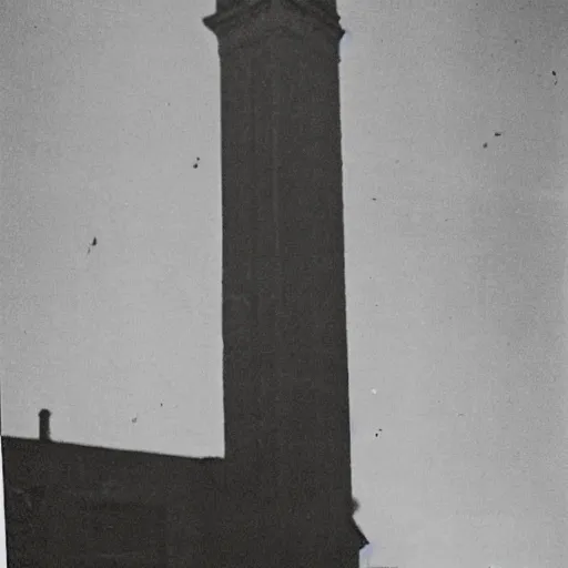 Prompt: “ a very very very tall man as tall as a building, 1 9 4 0 s photograph ”