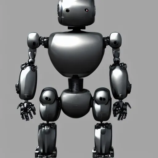 Prompt: robot with giant hips, photorealistic, 3d render, funny